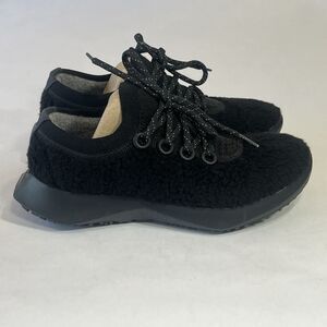 NEW Allbirds Wool Dasher 2 Sz 7 Wmns Mizzle WD2 Black Shoes Comfort Casual Fluff